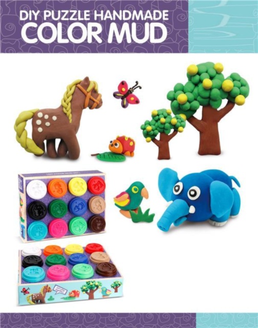 Set Plastilină cu 12 Culori