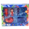 Eroii în Pijamale, set 4 Figurine și 2 Mașinuțe 