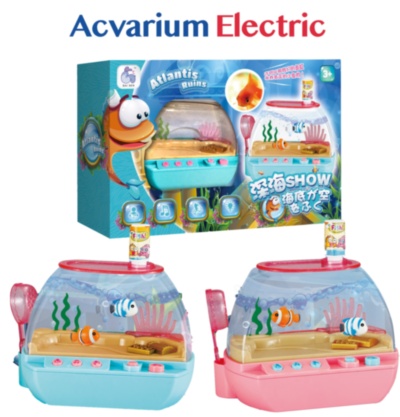 Acvariu Electric cu Peștișori, sunete și lumini | image