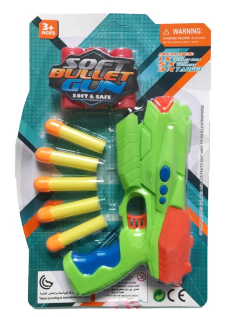 Pistol Blaster cu 5 Proiectile 