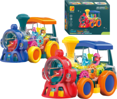 Tren Transparent Educațional cu Lumini și Sunete | image