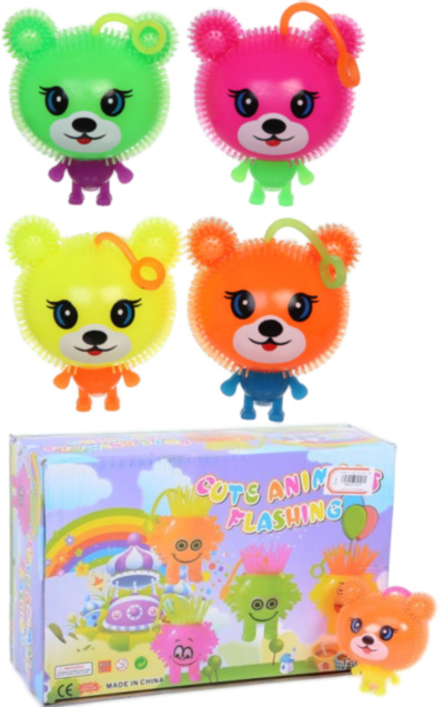 Mingea YoYo Ursuleț cu Lumini, set 12 buc. | image