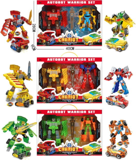 Set 2 Roboți Transformabili