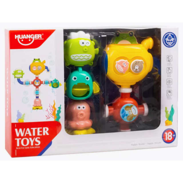 Jucărie de Baie 4 în 1 cu Apă - „Turnul Apei”