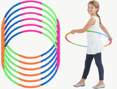 Hula Hoop Colorat - 8 Piese, Diametru 68 cm | image