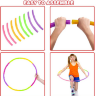 Hula Hoop Colorat - 8 Piese, Diametru 68 cm