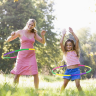 Hula Hoop Colorat - 8 Piese, Diametru 68 cm