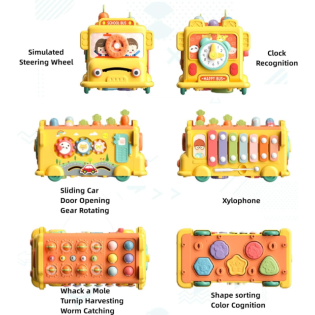 Autobuz Interactiv cu Jocuri Educative pentru Copii – Dezvoltare Cognitivă și Distracție