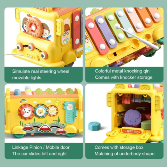 Autobuz Interactiv cu Jocuri Educative pentru Copii – Dezvoltare Cognitivă și Distracție