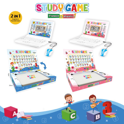 Laptop Educațional 2 în 1 cu Mouse – Study Game | image