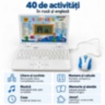 Laptop educativ bilingv pentru copii cu 40 de activități