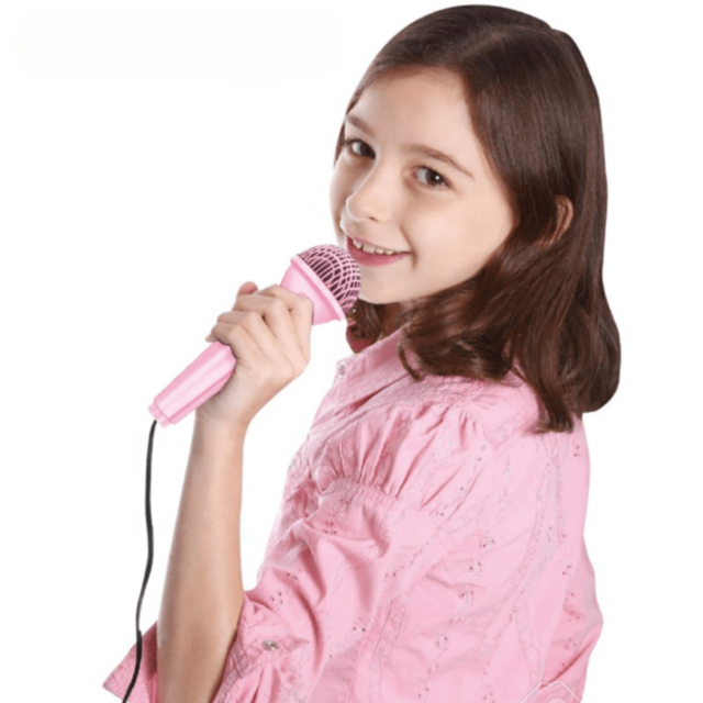 Pian Electronic Roz cu Microfon pentru Fetițe