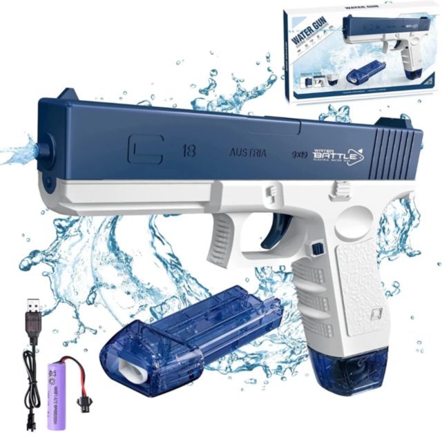 Pistol Electric cu Apă Reîncărcabil (culoare aleatorie) 