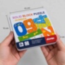 Puzzle educativ din lemn cu cifre și animale