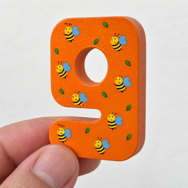 Puzzle educativ din lemn cu cifre și animale