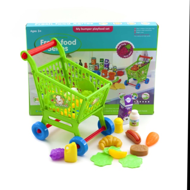 Cărucior Supermarket cu Cumpărături