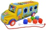 Autobuz Multifuncțional cu Xilofon și Stivuitor de Forme Geometrice