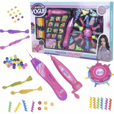 Set 2 în 1, Dispozitive de Prins Mărgele în Păr și Creat Brățări cu Stil | image