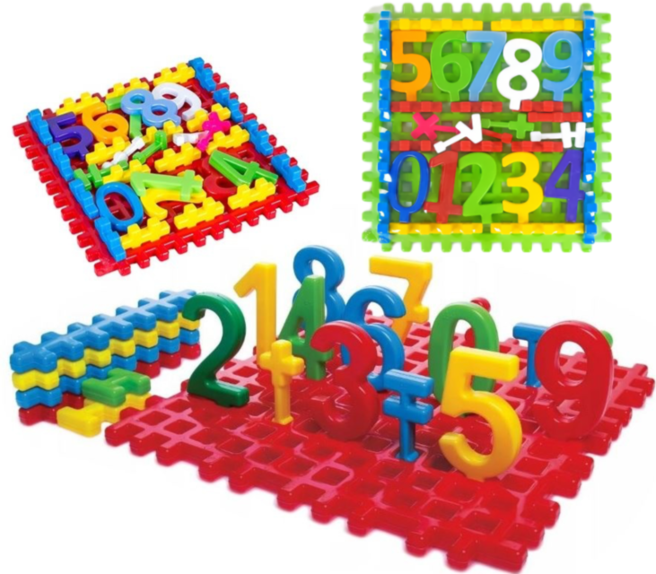Constructor Puzzle Educativ cu 10 Cifre  