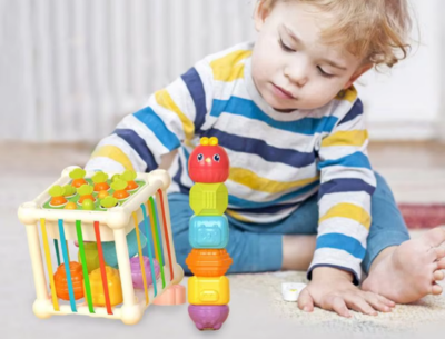 Cub multifuncțional educativ - Jocuri senzoriale și logice | image