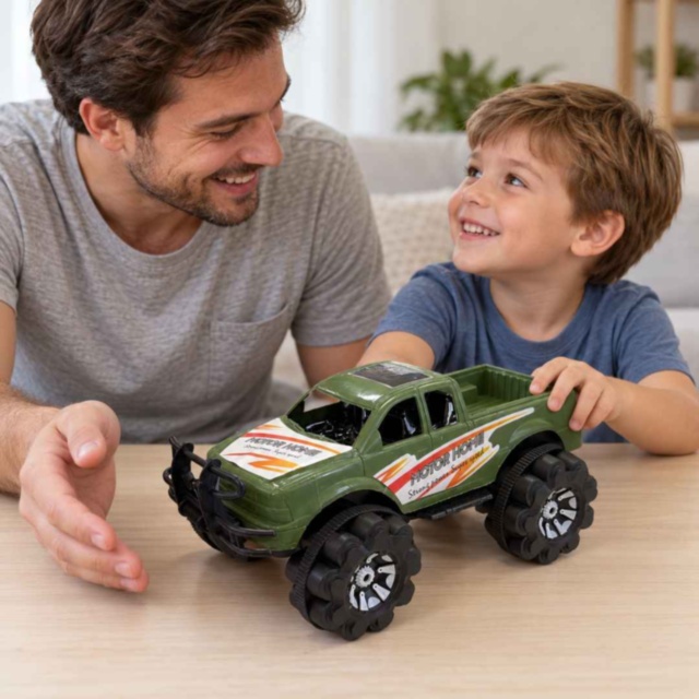 Mașină pickup off-road cu roți mari, 26 cm