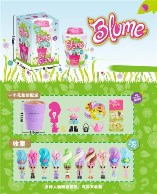 Blume, Păpușa Surpriză in Ghiveci