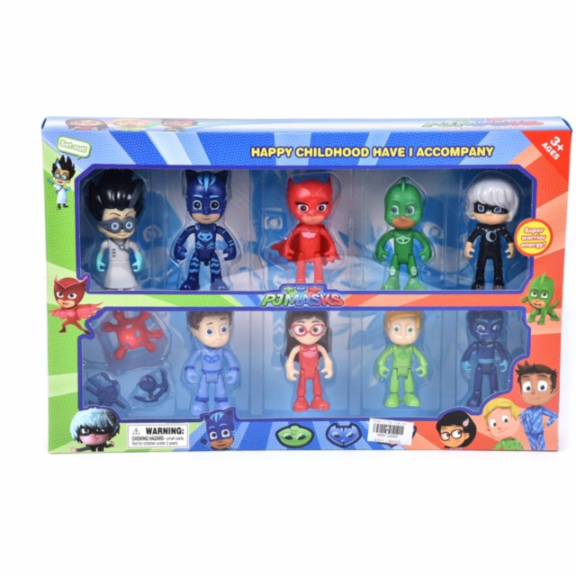 Eroii în Pijamale, set 9 Figurine 