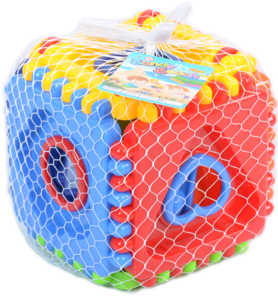 Cub Puzzle Educativ cu 12 Figuri de Stivuit  | image