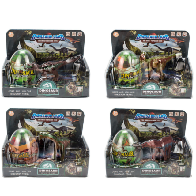 Set Dinozauri cu Ou „Dinosaur Land” (Model Aleatoriu)