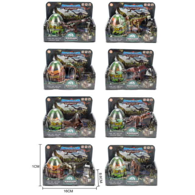 Set Dinozauri cu Ou „Dinosaur Land” (Model Aleatoriu)