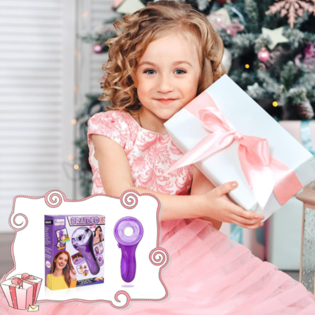 Aparat Electric de Împletit Păr Braided Fashion – Set Accesorii Coafură pentru Fetițe