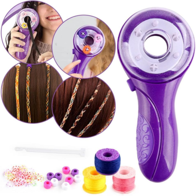 Aparat Electric de Împletit Păr Braided Fashion – Set Accesorii Coafură pentru Fetițe