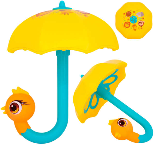 Umbrelă de Baie cu Păsărică – Efect de Duș cu Apă pentru Copii (culoare aleatorie)