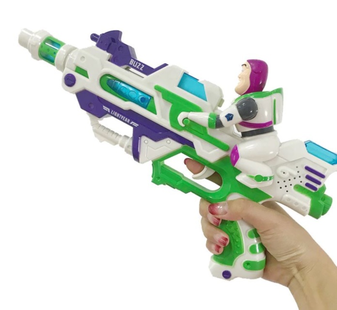 Pistolul Buzz Lightyear cu Lumini și Sunete, 38cm