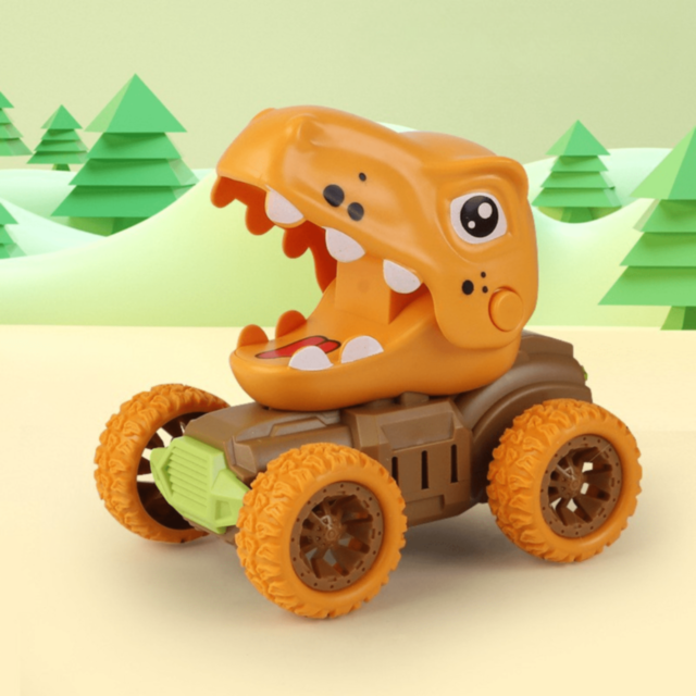 1buc. Mașinuță Dinozaur Colorată Press & Go (model aleatoriu)