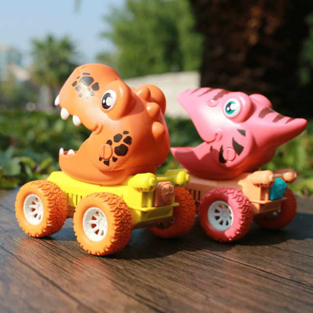 1buc. Mașinuță Dinozaur Colorată Press & Go (model aleatoriu)