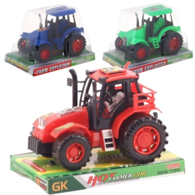 1buc. Tractor de fermă pentru copii jucărie utilaj agricol (culoare aleatorie) | image