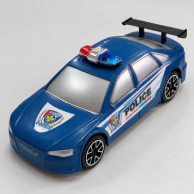 Mașină de poliție cu inerție și eleron, 29 cm | image