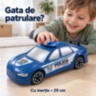 Mașină de poliție cu inerție și eleron, 29 cm