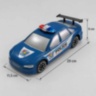 Mașină de poliție cu inerție și eleron, 29 cm