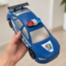 Mașină de poliție cu inerție și eleron, 29 cm