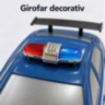 Mașină de poliție cu inerție și eleron, 29 cm
