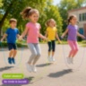 Coardă de sărit copii 300 cm culoare aleatorie