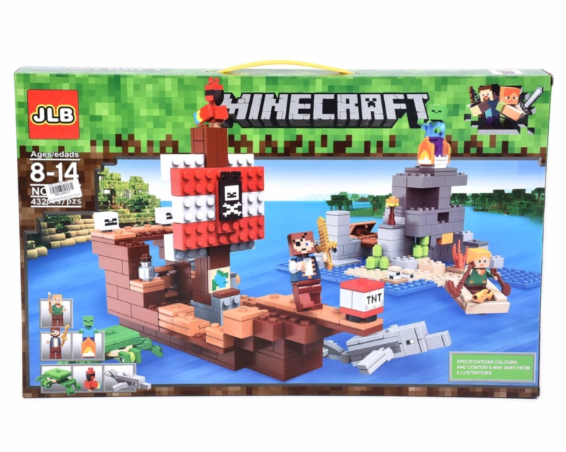 Set Minecraft, Aventura Corabiei de Pirați, 432 piese
