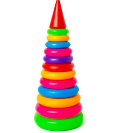 Piramida Multicoloră Mare, 45cm  | image