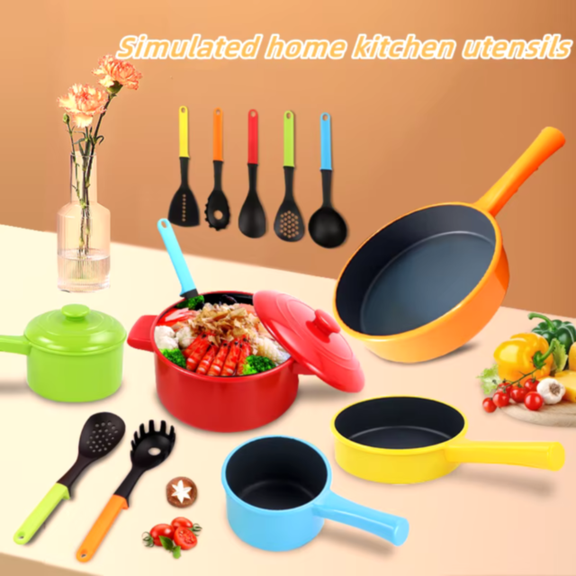 Set de Ustensile și Vase de Bucătărie pentru Copii – Mini Chef