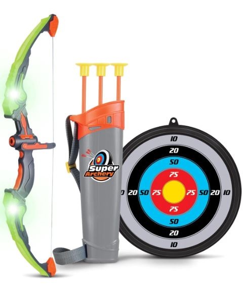 Arc cu Lumini și Săgeți cu Ventuze