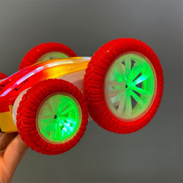 Mașinuță de Cascadorii cu Telecomandă și LED – Model Flip 360°