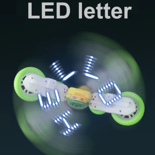 Mașinuță de Cascadorii cu Telecomandă și LED – Model Flip 360°