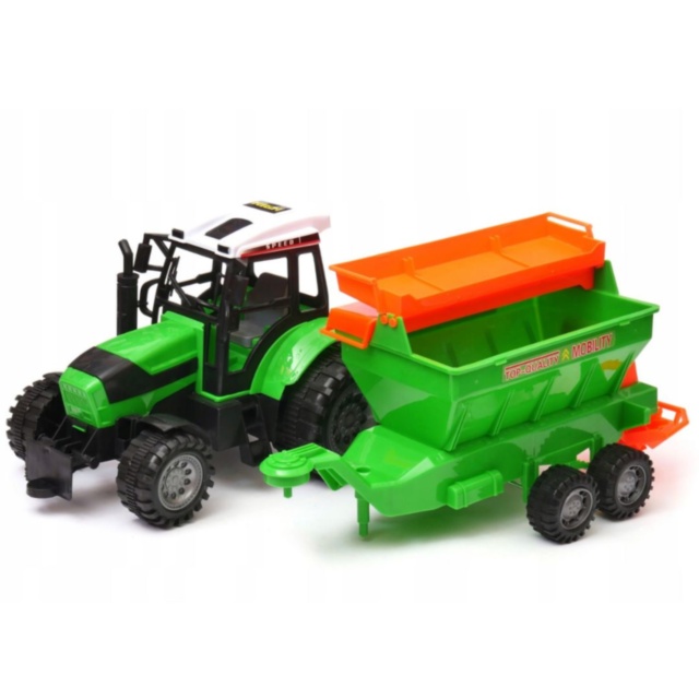 Tractor de Jucărie cu Remorcă pentru Fermă (culoare aleatorie)